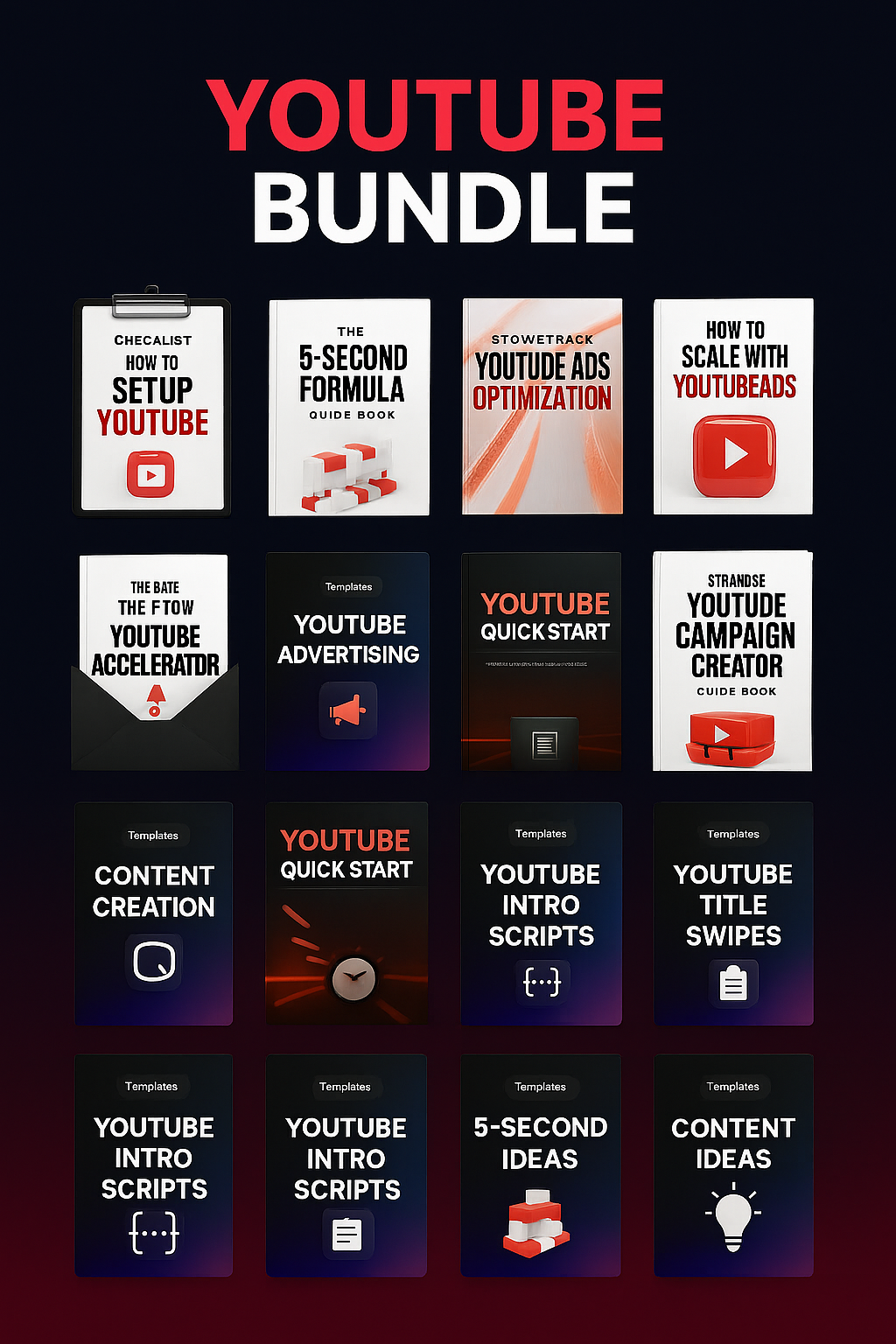Ultimate YouTube Creator Bundle – 18 Tools to Grow & Monetize Fast