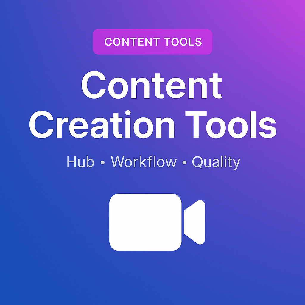 3️⃣ Content Creation Tools