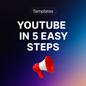 🪜 YouTube in 5 Easy Steps – A Beginner’s Roadmap to Starting Smart
