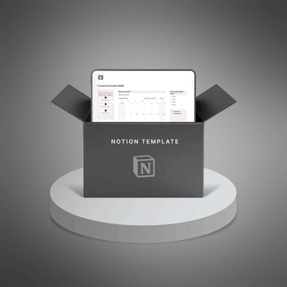 🎬 Content Creator Hub – Organize, Plan & Create Like a Pro