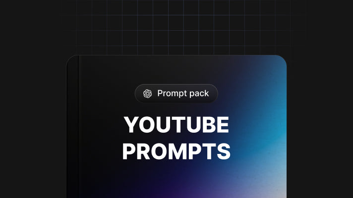 📝 YouTube Prompts – 150+ Video Ideas to Keep Your Channel Growing